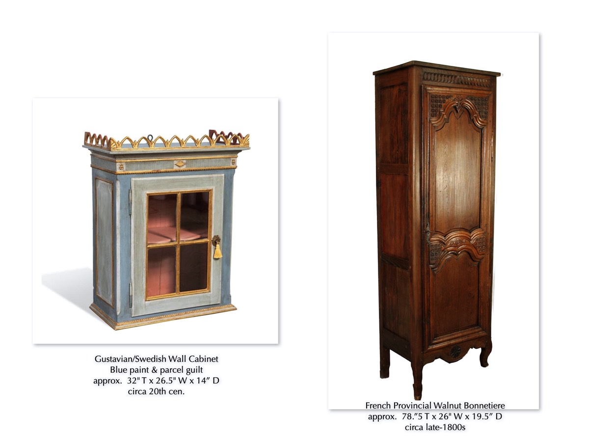 Gustavian Wall Cabinet | French Armoire 
