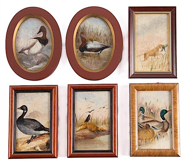 Waterfowl Paintings circa 1900