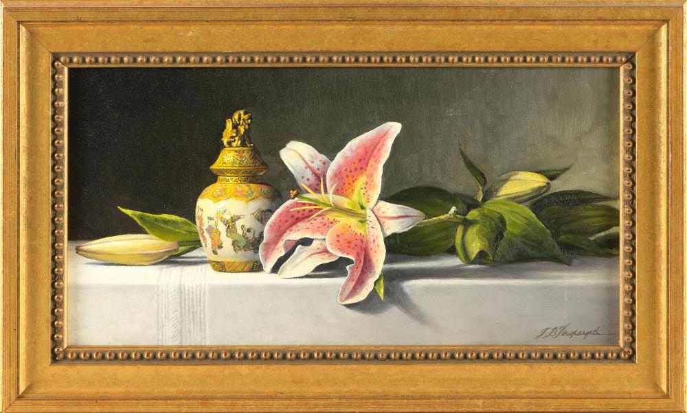 <b>Oil on Canvas</b>, approx. 10 x 17, contemp. USA