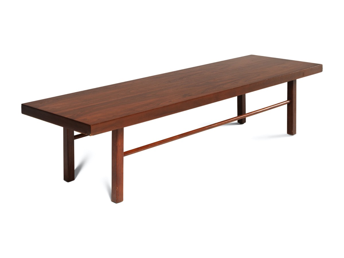 <b>Milo Baughman Coffee Table</b>, approx. 15 x 66 x 20, c. 20th cen., USA